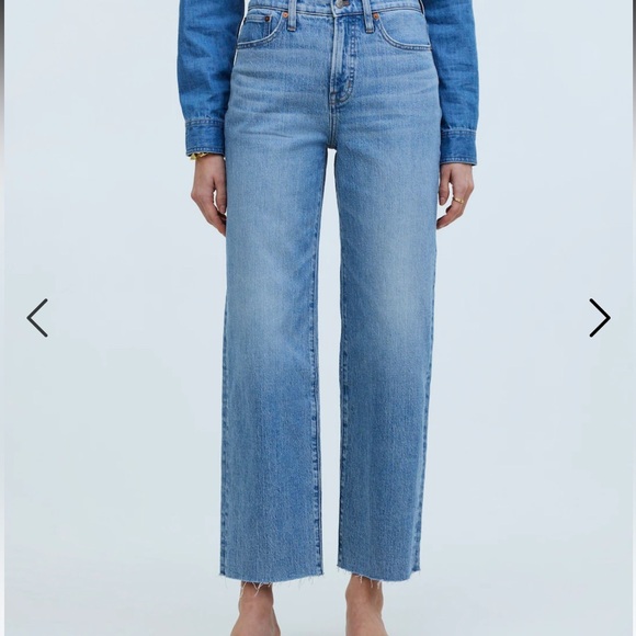 Madewell Perfect Vintage Wide Leg Crop 31P - Picture 1 of 9
